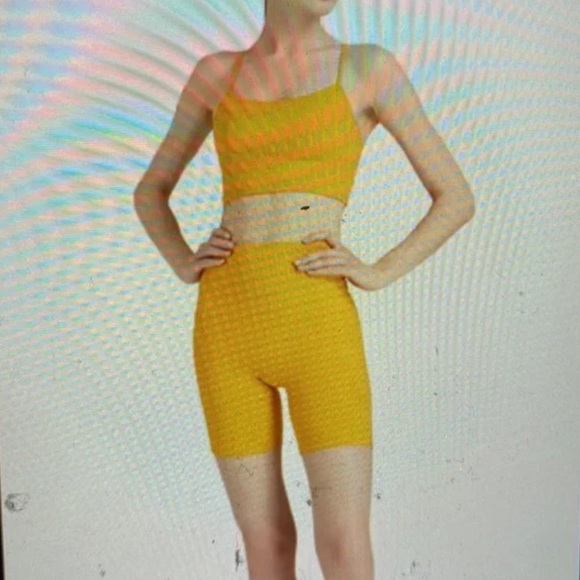 Le Ore workout set, golden yellow - Picture 7 of 7